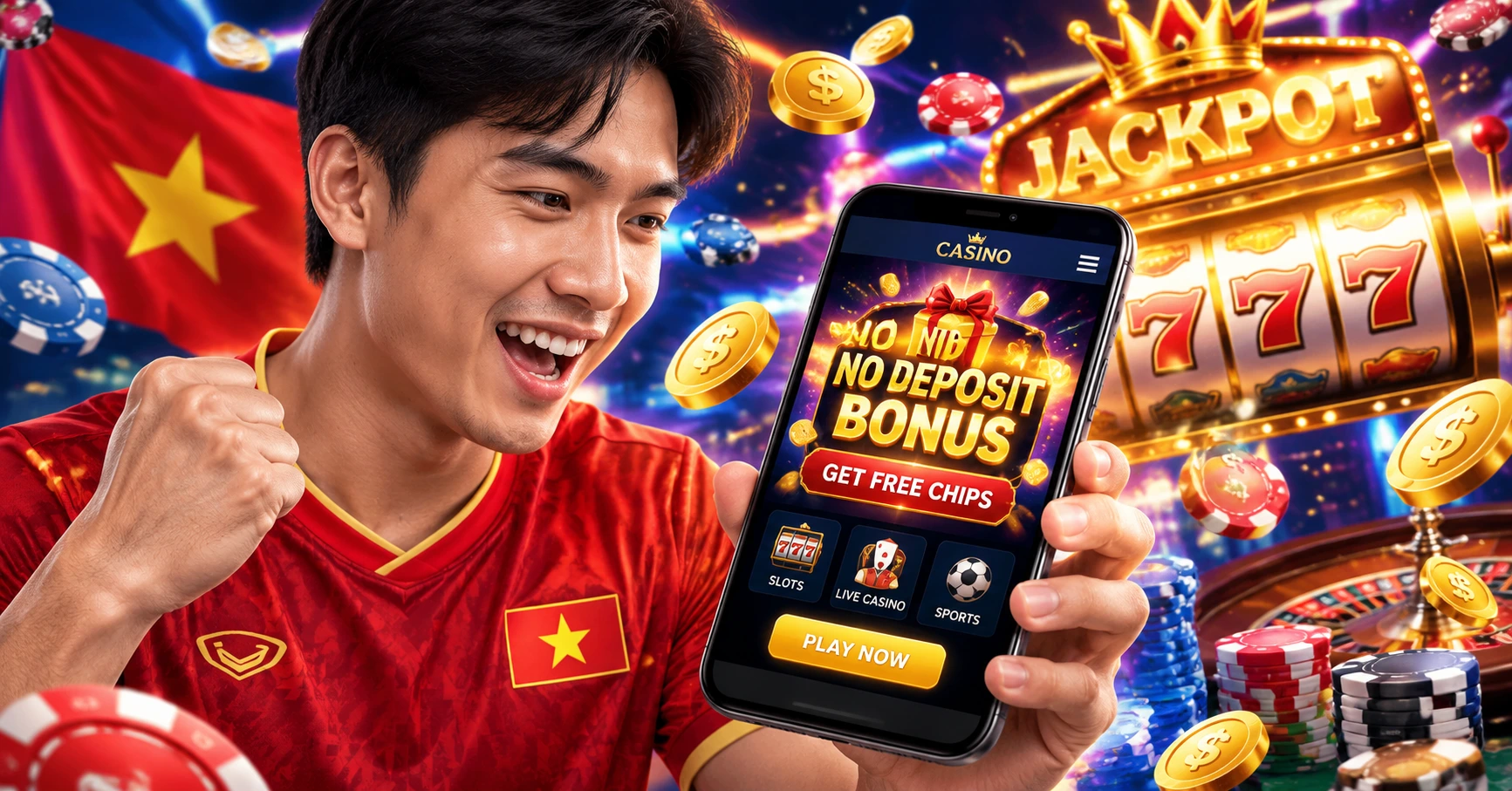 Tiền thưởng không cần nạp tại casino tiền thật – Cơ hội vàng cho người chơi trực tuyến Việt Nam - image 2 Tiền thưởng không cần nạp tại casino tiền thật – Cơ hội vàng cho người chơi trực tuyến Việt Nam - image 2
