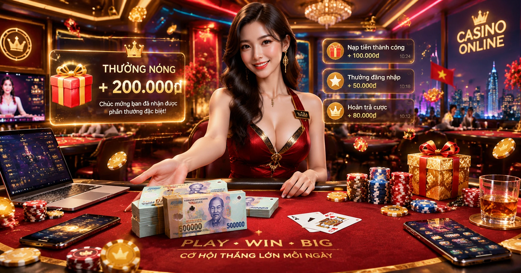 Tiền thưởng không cần nạp tại casino tiền thật – Cơ hội vàng cho người chơi trực tuyến Việt Nam - image 3 Tiền thưởng không cần nạp tại casino tiền thật – Cơ hội vàng cho người chơi trực tuyến Việt Nam - image 3