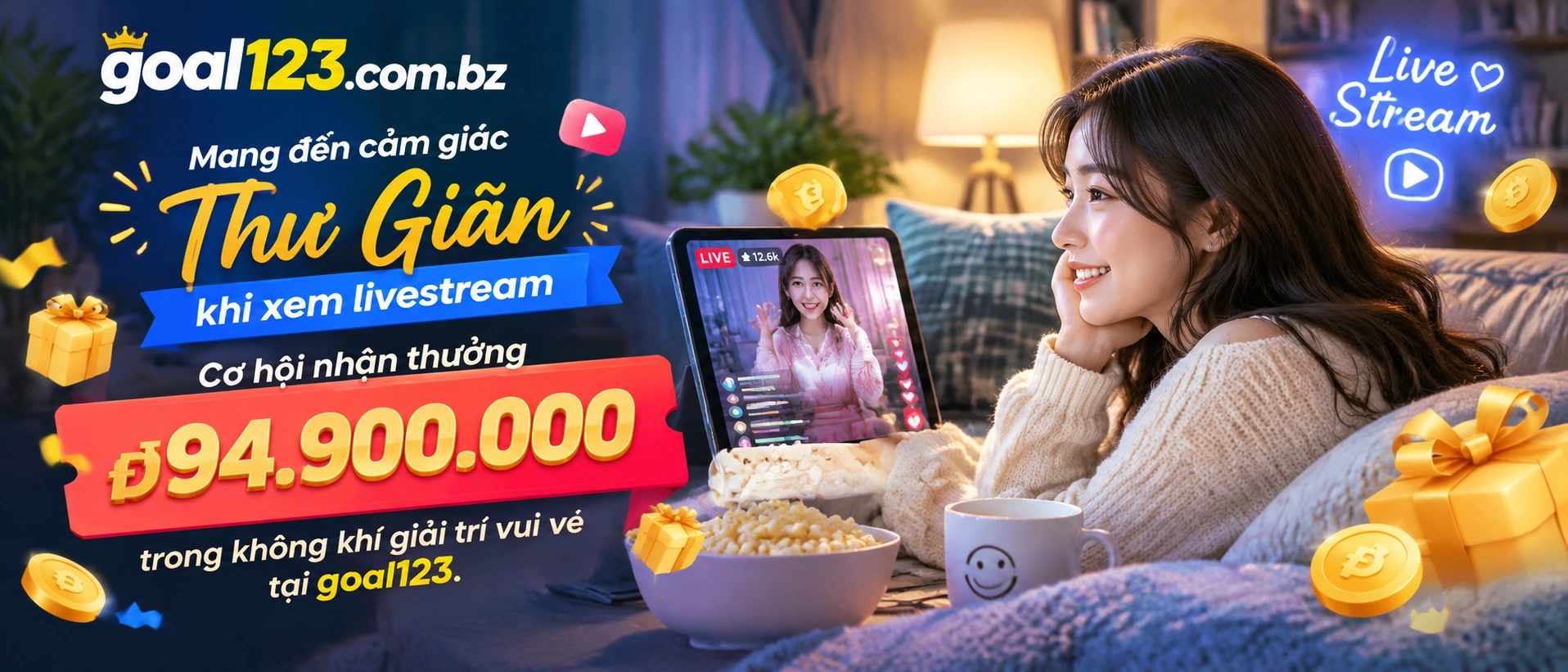 Giao diện trò chơi Goal123 trên thiết bị di động